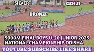 5000M FINAL BOYS U-20 JUNIOR NATIONAL ATHLETICS CHAMPIONSHIP ODISHA INDIA 🇮🇳 #SUBSCRIBE 