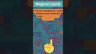 Can You Solve This Minecraft Riddle? Magical Liquid! 🧩 #Minecraft #cooldude108 #gamingshorts