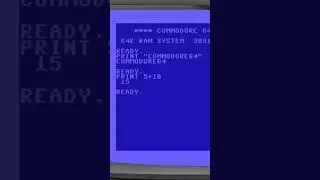Der PRINT Befehl in C64 Basic #C64 #retrocoding #retrocomputer #coding #basic #shortsmitmarietta