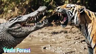 A Group of Crocodiles vs A Group of Tigers