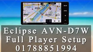 Eclipse AVN-D7W Player Full Setup // Sheikh Tamim // Toyota Eclipse DVD Player Blutooth Setup