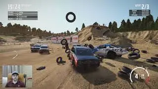 Wreckfest 2020 Изучаю Трассу Savolax Sandpit Укороченный маршрут. Гонки на автомобилях