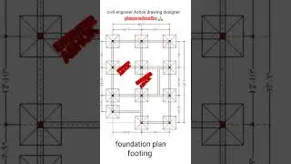 foundation plan footing drawing