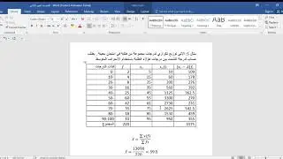 الانحراف المتوسط للبيانات المبوبة المرحلة الاولى , د.فاضلة علي