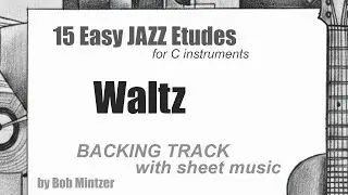 10 Waltz -  jazz etude backing track