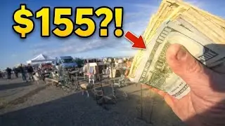 Paid $155 a spot to sell at this flea market I bought an abandoned storage unit