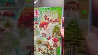 Мухоморная фея) #скрапбукинг #scrapbooking #sticker #art #journaling #фея