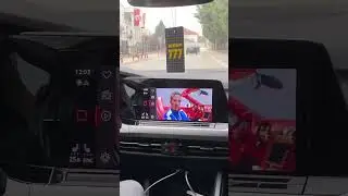 VW Golf MK8 Volkswagen Video in Motion - Watching Netflix & Youtube with Booster AI Box