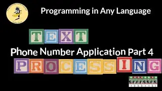 Phone Number Application Part 4