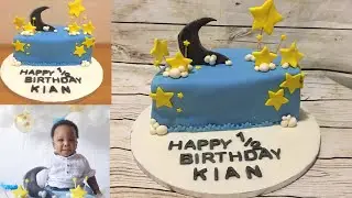 How to Make a  HALF BIRTHDAY CAKE | 6 months cake | My BEGINNER FRIENDLY and CROWD PLEASING recipe