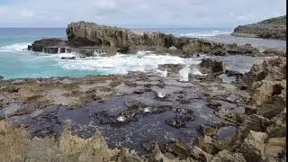 Blowholes in Pomene, Mozambique