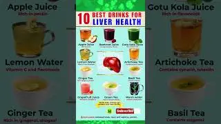 Top 10 Natural Drinks That Support Liver Detox & Health
