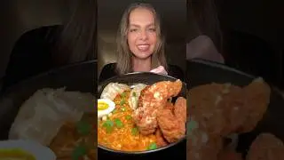 Trying Wingstop with Buldak Ramen for the Very First Time!!! #buldakramen #wingstop #spicynoodles