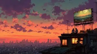 Lofi Hip Hop Vibes 🌇 Japanese Sunset Ambience ~ Chill Beats for Study & Relax