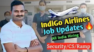 Indigo airlines job vacancy 2025 🔥| Indigo airlines PAN India job updates ✅️