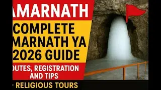 🚩Amarnath I Complete Amarnath Yatra 2026 Guide | Routes, Registration and Tips I Religious Tours