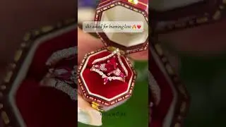 Ruby Kite Engagement Ring ❤️💍 | Vintage Art Deco Bold Jewelry