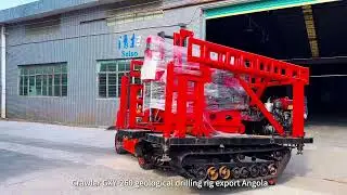 crawler GXY-260 geological drilling rigs exported to Angola🇦🇴