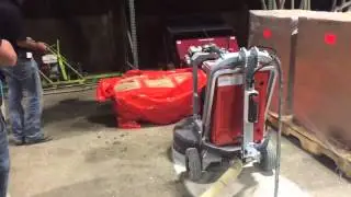 Husqvarna PG 820 Remote-Controlled Floor Grinder Demo
