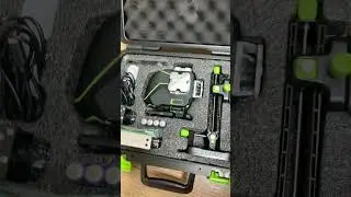 huepar laser level 360 self level#shorts