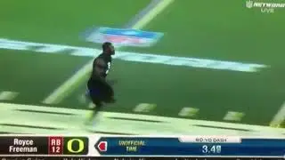 Oregon RB Royce Freeman runs 40