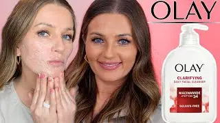 Очищающее средство для лица Olay Clarifying с ниацинамидом и пептидами