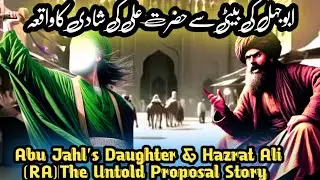 |Abu Jahl&rsquo;s Daughter & Hazrat Ali (RA)|The Untold Proposal Story That Shocked Madinah!| #viral  