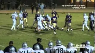 Gabrielino Eagles Christopher Montoya 2012 Highlights