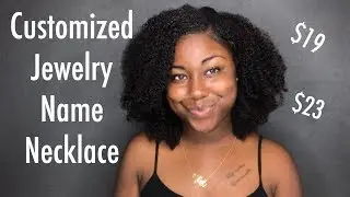 My Affordable Personalized Name Necklace | Yafeini Personalized Jewelry Review