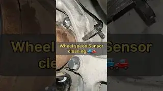Wheel Speed Sensor Cleaning 🚙🚗 #automobile #shortvideos #mechanic #shorts #short