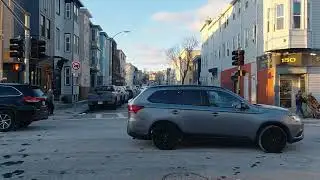 New Flashing Red Eagle Crosswalk Signals (Benington Street & Brook Street)