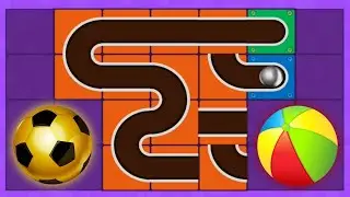 CARA MEMBUAT LANCAR PERJALANAN BOLA | MEMPERBAIKI JALAN BOLA | PUZZLE JALUR BOLA