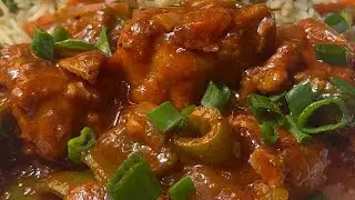 Chilly chicken. Simple side dish for fried rice. #shortvideo #shorts @Shefnahashim
