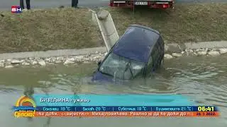 Bijeljina: Automobil sletio u Dašnicu, nema povrijeđenih (BN TV 2022) HD