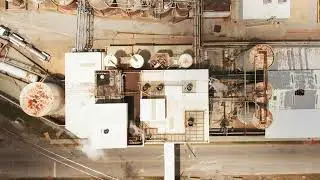 Unlocking Mysteries | Aerial Exploration of an Industrial Plant | VidStock Hub