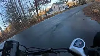 Asomtom l9 ebike winter riding 🥶😀#ebike #ebikeride  