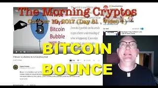 Bitcoin Boost N BOUNCE! The Morning Cryptos (HoM 81.01)