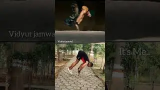 commando push-up Vidyut jamwal vs me #shorts #fitness #calisthenics
