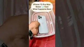 iPhone 13 Pro Max vs. Water: The Ultimate Test #shorts #youtubeshorts #iphone13promax