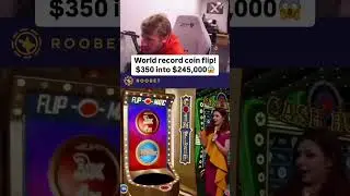World Record In Coin Flip! #gambling #casino #onlinecasino #blackjack #responsiblegambling