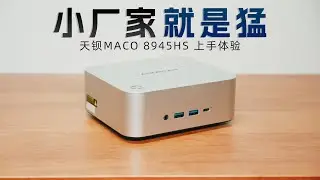 小厂家，下料就是猛！天钡MACO 8945HS 上手
