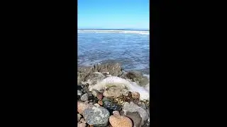 Watching the waves on Hot Springs Beach near Coronel Esteban Cant&uacute;