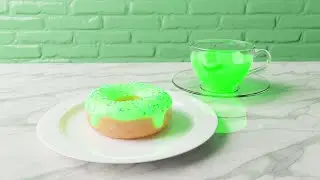 Radioactive Donut with Cup of Slime - Blender Animation