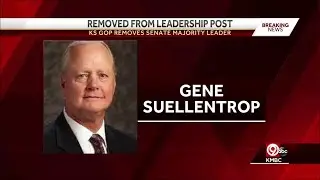 Kansas Republicans vote to oust Senate Majority Leader Gene Suellentrop after DUI charge