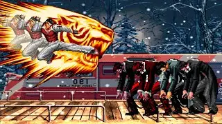 [KOF Mugen] Robert Keyser vs Orochi Iori Team