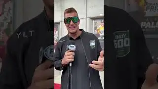 Gronk on what type of milk he would drink if he won the Indy 500 😂🥛 #gronk #milk #indy500