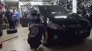 Modifikasi Mitsubishi Grandis Pakai Velg HSR RAI-S1 Ring 17 Original Design