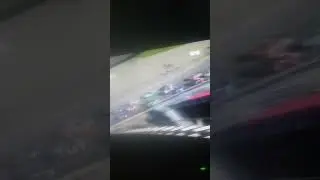 Jeb Burton, Daniel Dye, and Lawless Alan crash