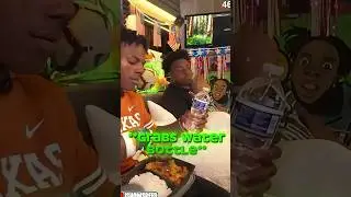 W speed for finishing his drink and food! ❤️❤️❤️