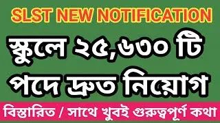 SSC News Update 2022, SLST New Notification, School Service Commission news update 2022